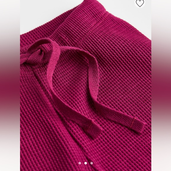 NEW H&M bundle Pink Sweater Matching Set + Maroon Waffle matching set - 6 months - Picture 8 of 8